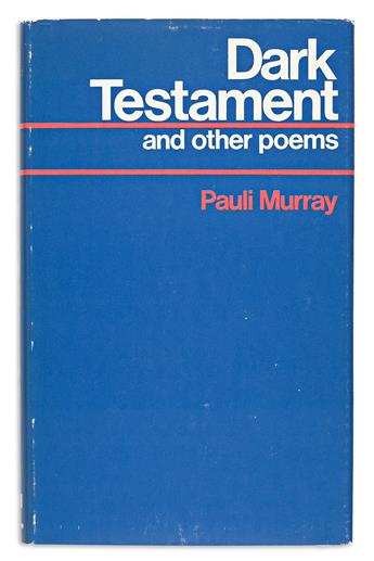 (LITERATURE.) Pauli Murray. Dark Testament and Other Poems.